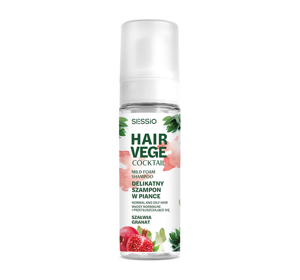 Sessio Hair Vege Coctail dezentes Schaumshampoo Granatapfel und Salbei 175g