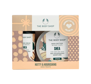 THE BODY SHOP NUTTY & NOURISHING SHEA TREATS MINI GESCHENKSET 