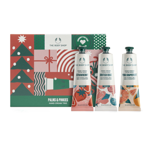 THE BODY SHOP PALMS&PINKIES GESCHENKSET HANDCREMES 3X30ML