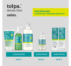 TOŁPA DERMO FACE SEBIO NORMALISIERENDES WASCHGEL 195ML