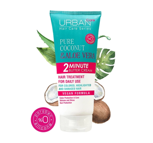 URBAN CARE PURE COCONUT&ALOE VERA 2 MINUTEN HAARMASKE 200ML