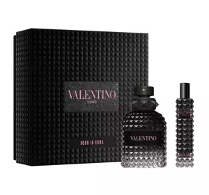 VALENTINO UOMO BORN IN ROMA EDT SPRAY 50ML + 15ML SET