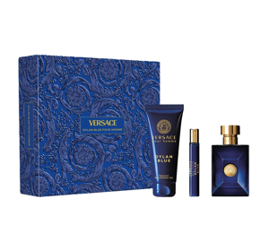 VERSACE DYLAN BLUE POUR HOMME EDT SPRAY 100ML + 10ML + SG150ML