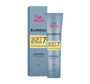 WELLA PROFESSIONALS BLONDOR SOFT BLONDE 7 AUFHELLER CREME 200G