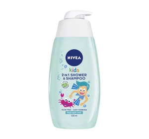 NIVEA KIDS Duschgel für Kinder mit dem Duft von Apfelkaramell „Magic Apple“, 500 ml