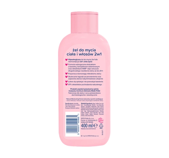 Bambino 2-in-1-Duschgel für Körper und Haare, 400 ml