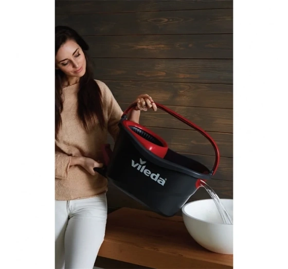 Vileda Turbo 2in1 Microfibre Set Wischmopp mit Eimer
