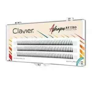 CLAVIER ASHAPE KÜNSTLICHE WIMPERNBÜSCHEL 12MM C-CURL