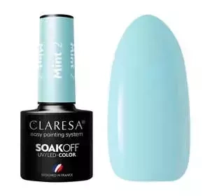CLARESA SOAK OFF HYBRIDLACK MINT 2 5ML