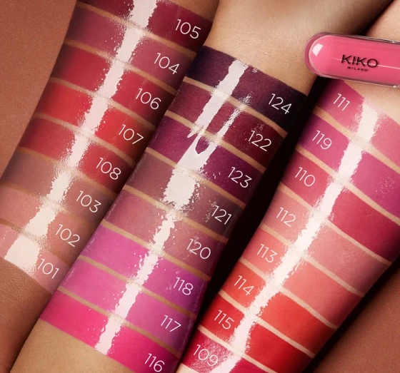 Kliknij na zdjęcie, aby je powiększyć KIKO Milano Unlimited Double Touch Zweiteiliger Flüssiglippenstift 119 Rhododendron Pink 2x3ml