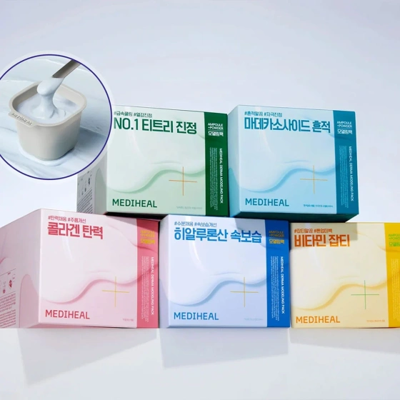 Mediheal Derma Modeling Pack Madecassoside Blemish Gesichtspflegeset Algenmaske + Serum