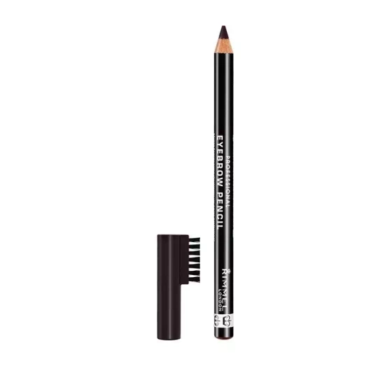 RIMMEL EYEBROW PENCIL AUGENBRAUENSTIFT 004 BLACK BROWN 1,4G