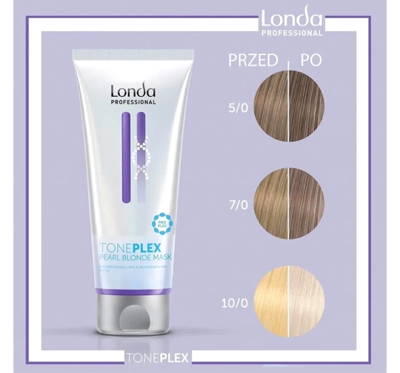 LONDA PROFESSIONAL TONEPLEX FÄRBENDE HAARMASKE PEARL BLONDE 200ML