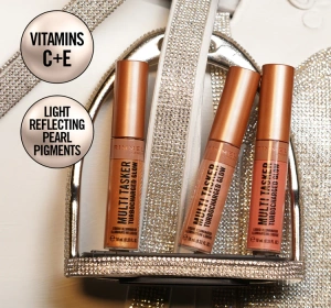 Rimmel Multi-Tasker Turbocharged Glow Flüssiges Rouge mit Glow 001 Not Basic B 10 ml