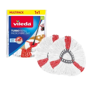Vileda Turbo 2in1 Microfibre Refill Ersatz-Moppkopf  2 Stück