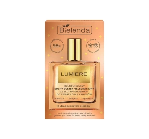 Bielenda Lumiere Multifunktionales trockenes Pflegeöl für Gesicht, Körper und Haare 50 ml