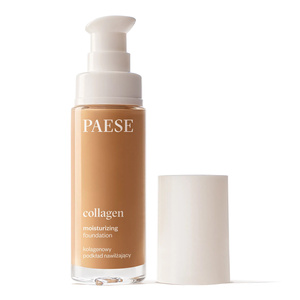 Paese Collagen – feuchtigkeitsspendende Kollagen-Gesichtsgrundierung mit Pumpe 303W Honey 30 ml