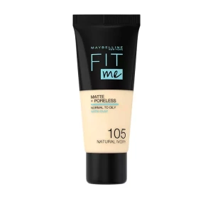 MAYBELLINE FIT ME! MATTE + PORELESS LIQUID GRUNDIERUNG 105 NATURAL IVORY 30 ML