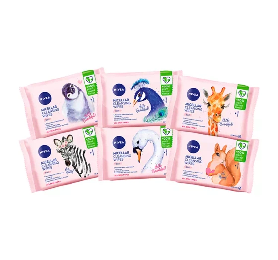 NIVEA pflegende Mizellen-Make-up-Entferner-Tücher, 25 Stück