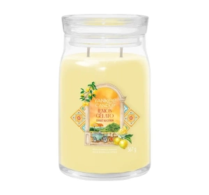 Yankee Candle Signature Hello, Italy! Große Duftkerze Lemon Gelato 567g