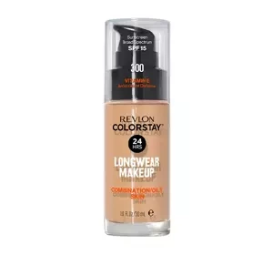 REVLON COLORSTAY GRUNDIERUNG MIT VITAMIN E FÜR FETTIGE HAUT 300 GOLDEN BEIGE 30ML