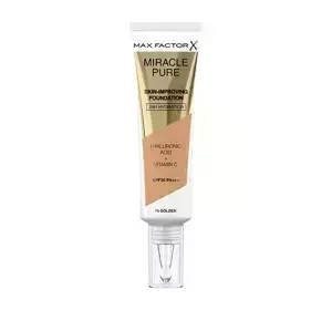 MAX FACTOR MIRACLE PURE FOUNDATION ZUR VERBESSERUNG DES HAUTZUSTANDS 75 GOLDEN 30ML