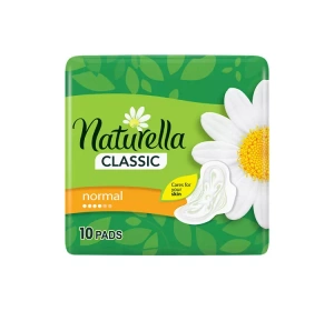 Naturella Classic Normal Damenbinden mit Flügeln, 10 Stück