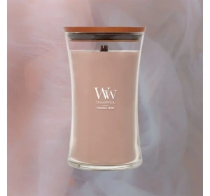 Woodwick Large Jar Candle Duftkerze Patchouli Creme 610 g