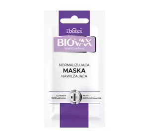 BIOVAX SEBOCONTROL NORMALISIERENDE FEUCHTIGKEITSMASKE FÜR HAARE 20ML
