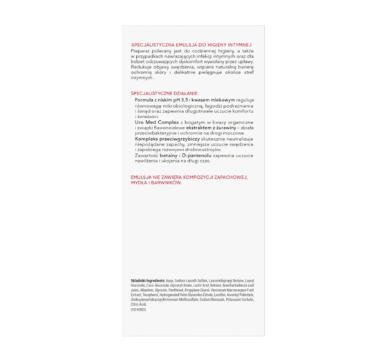 AA INTIMATE ADVANCED MED EMULSION FÜR DIE INTIMPFLEGE