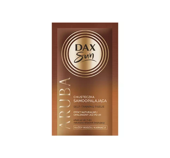 Dax Sun Aruba Selbstbräunungstuch für Gesicht und Körper 1 Stück