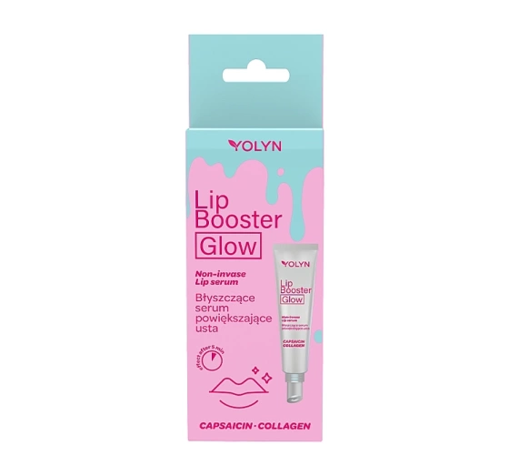 YOLYN LIP BOOSTER GLOW GLÄNZENDES SERUM FÜR LIPPENVOLUMEN 12ML