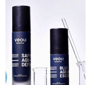 Veoli Botanica Blue Ageless Essence Faltenauffüllendes und straffendes Anti-Aging-Serum 30ml