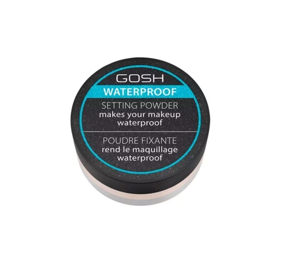 Kliknij na zdjęcie, aby je powiększyć GOSH WATERPROOF FIXIERPUDER 001 TRANSPARENT 7G