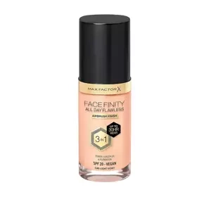 MAX FACTOR FACEFINITY ALL DAY FLAWLESS 3IN1 VEGANE GRUNDIERUNG C40 LIGHT IVORY 30ML