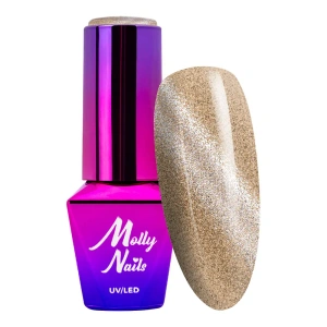 Molly Nails Cat Eye Womanity Hybrid-Nagellack 444 Ginger 8 g
