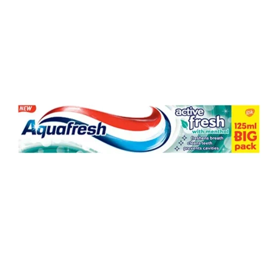 Aquafresh Active Fresh mit Menthol Zahnpasta 125 ml