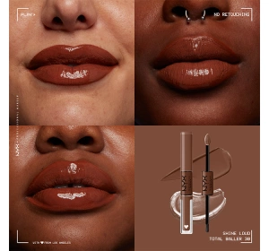 NYX Professional Makeup Shine Loud Flüssiger Lippenstift 30 Total Baller 6,8 ml