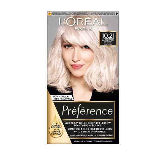 LOREAL RECITAL PREFERENCE HAARFARBE Z2 10.21