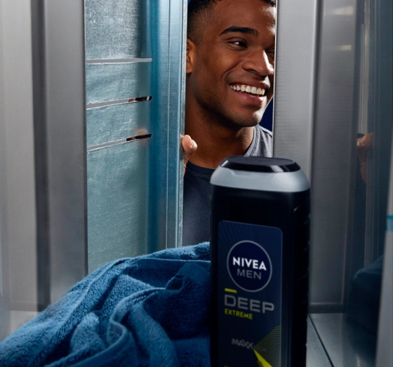 Kliknij na zdjęcie, aby je powiększyć NIVEA MEN DEEP SPORT DUSCHGEL 3IN1 FÜR MÄNNER 500ML