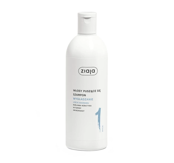 Ziaja Wygładzenie Liście Baobabu Shampoo für frizziges Haar 400ml