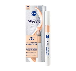 NIVEA CELLULAR HYALURON FILLER 3IN1 CREME ZUR KORREKTUR VON AUGENRINGEN 02 MEDIUM 4ML