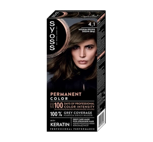 SYOSS PERMANENTE COLORATION HAARFARBE 4_1 MITTELBRAUN