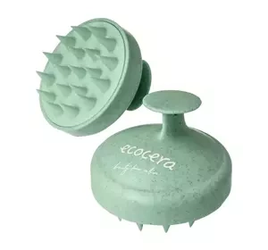 ECOCERA MASSAGEBÜRSTE FÜR DIE KOPFHAUT GRÜN