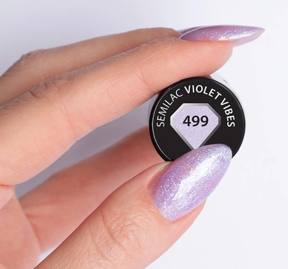 Semilac Summer Hybridlack 499 Violet Vibes 7 ml