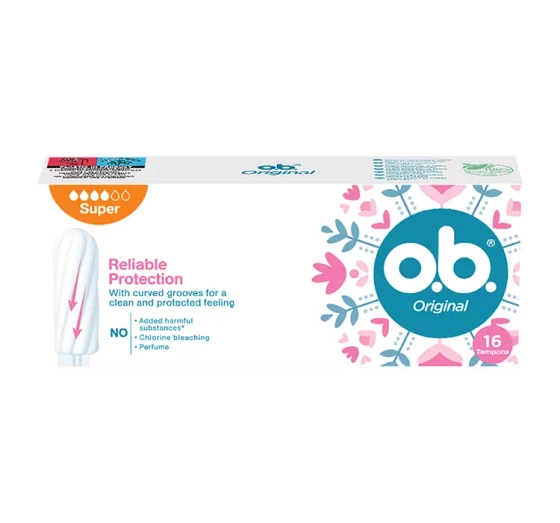 O.B. Original Reliable Protection Tampons Super 16 Stück