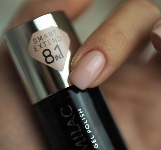 Semilac Smart Extend 8in1 Farbige Hybrid-Basis 801 Soft Beige 7 ml