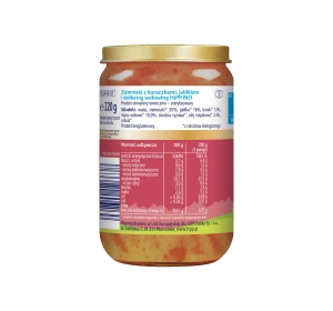 HiPP Bio Menü nach dem 7. Monat Kartoffeln mit Roter Beete, Apfel und zartem Rindfleisch 220g