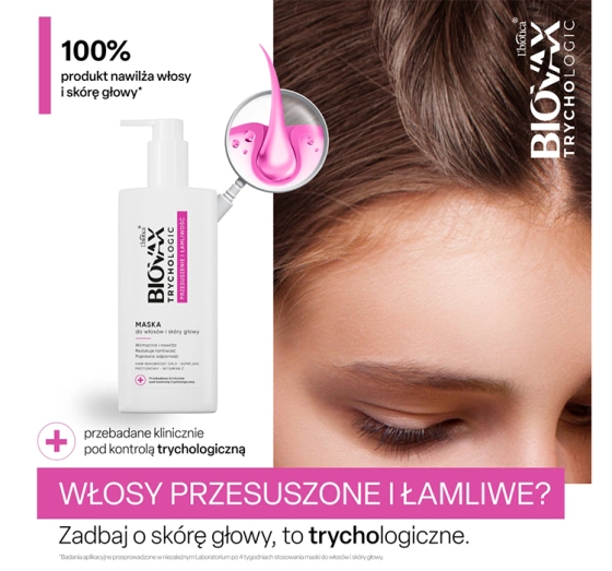 Kliknij na zdjęcie, aby je powiększyć Biovax Trychologic Trockenheit und Brüchigkeit Haarmaske 200 ml