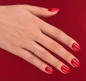 SEMILAC UV HYBRID NAGELLACK GLITTER RED 025